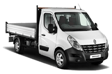 Van Hire Birkenhead - White 3.5 Tonne Folkestone Tipper Transit - Van hire Birkenhead