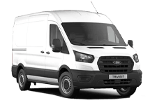 Van Hire Birkenhead - White Ford Transit Medium Wheel Base - Van hire Birkenhead